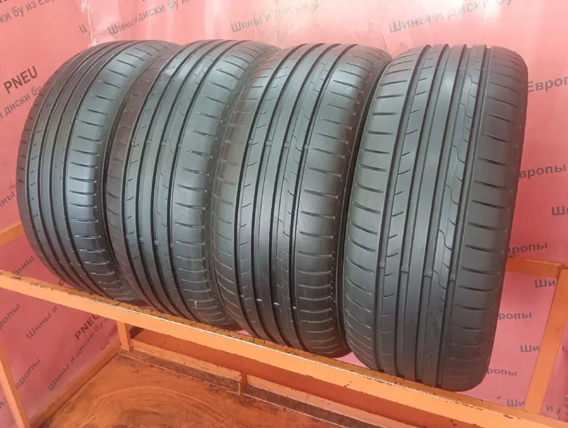 Комплект б/у шин 205/50 R17 Dunlop SP Sport BluResponse