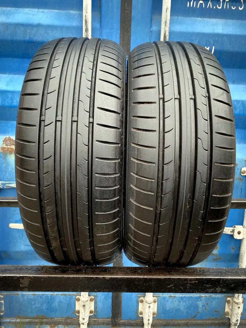 Пара б/у шин 205/50 R17 Dunlop SP Sport BluResponse