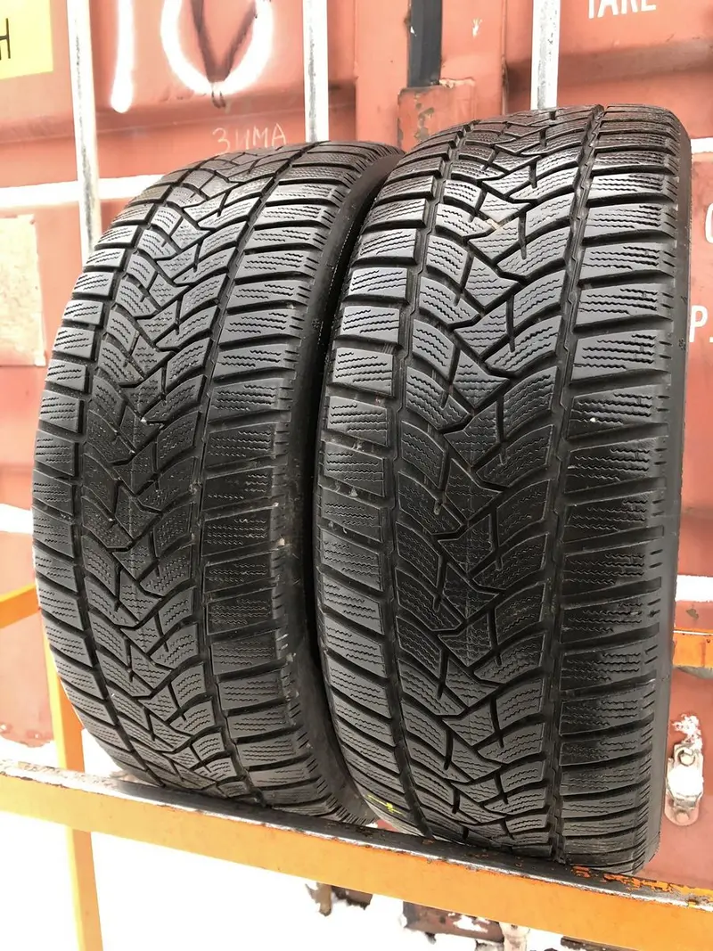 Пара б/у шин 205/50 R17 Dunlop Winter Sport 5