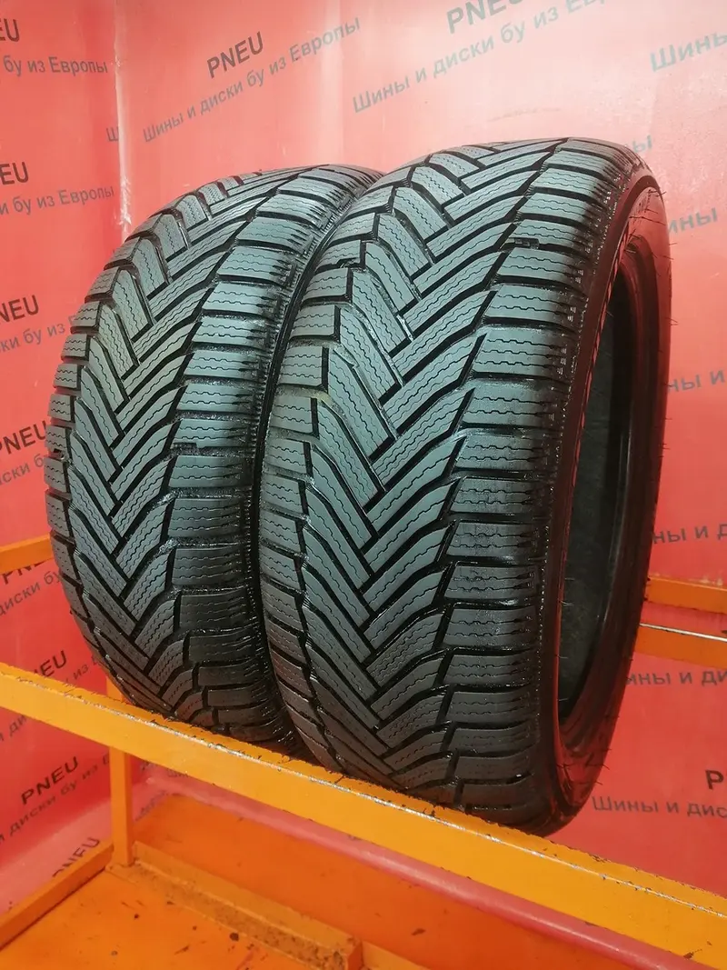 Пара б/у шин 205/50 R17 Michelin Alpin 6