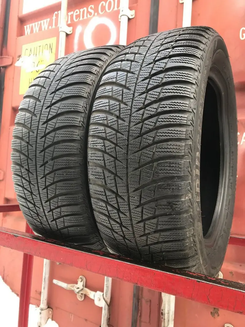 Пара б/у шин 205/55 R16 Bridgestone Blizzak LM-001