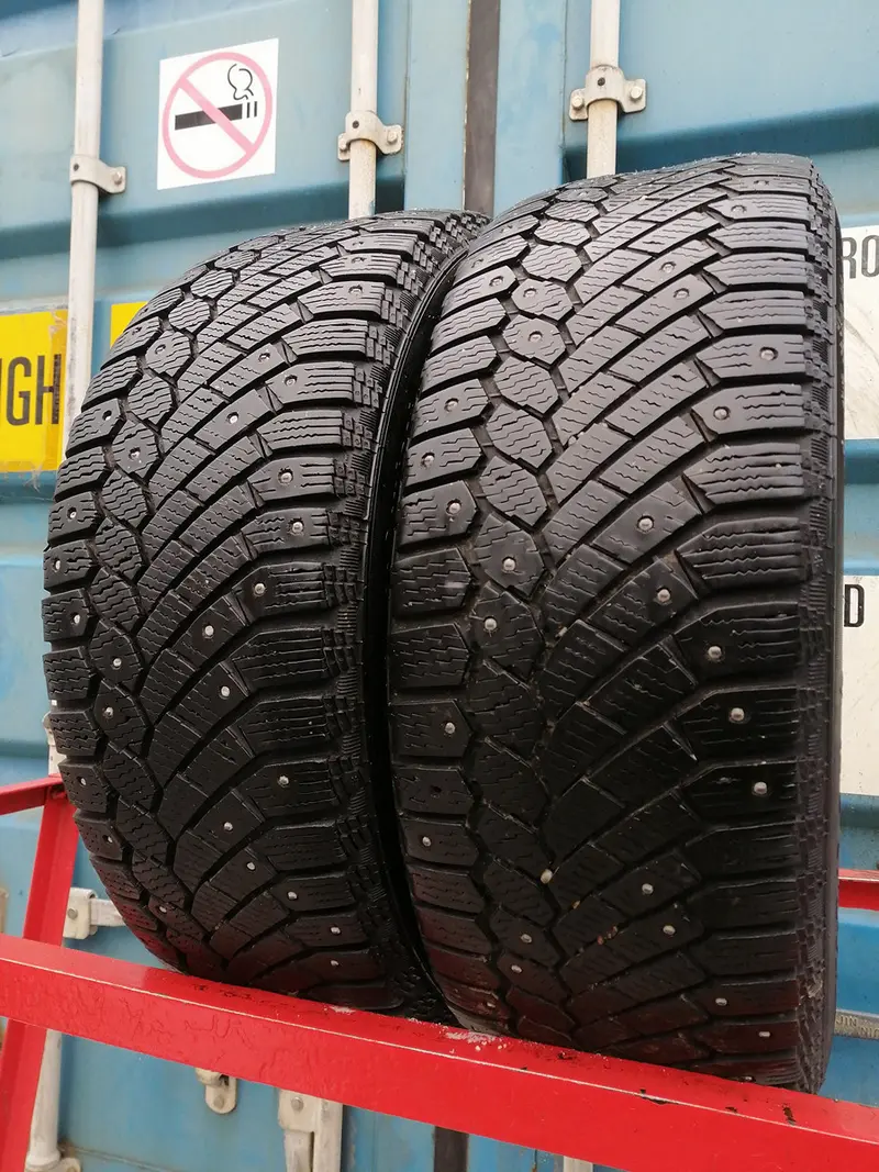 Пара б/у шин 205/55 R16 Continental ContiIceContact