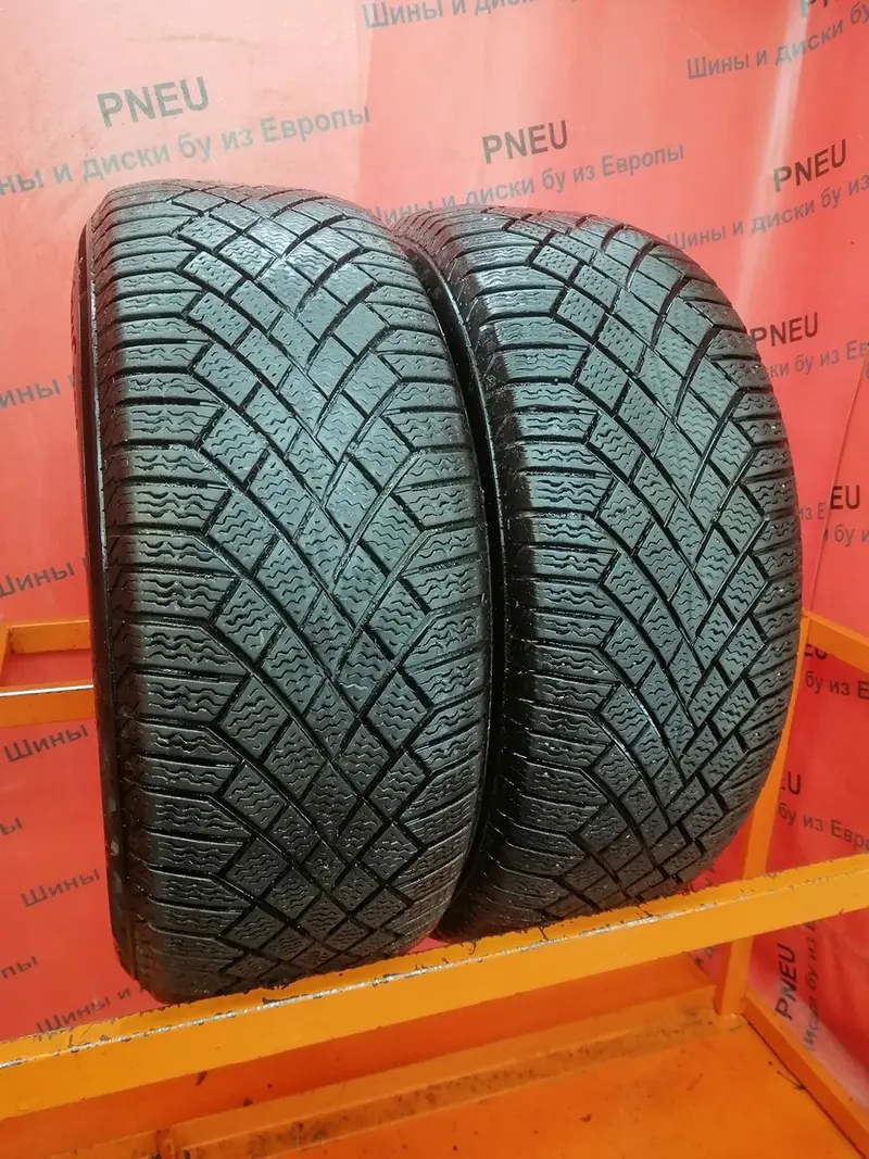 Пара б/у шин 205/55 R16 Continental ContiVikingContact 7