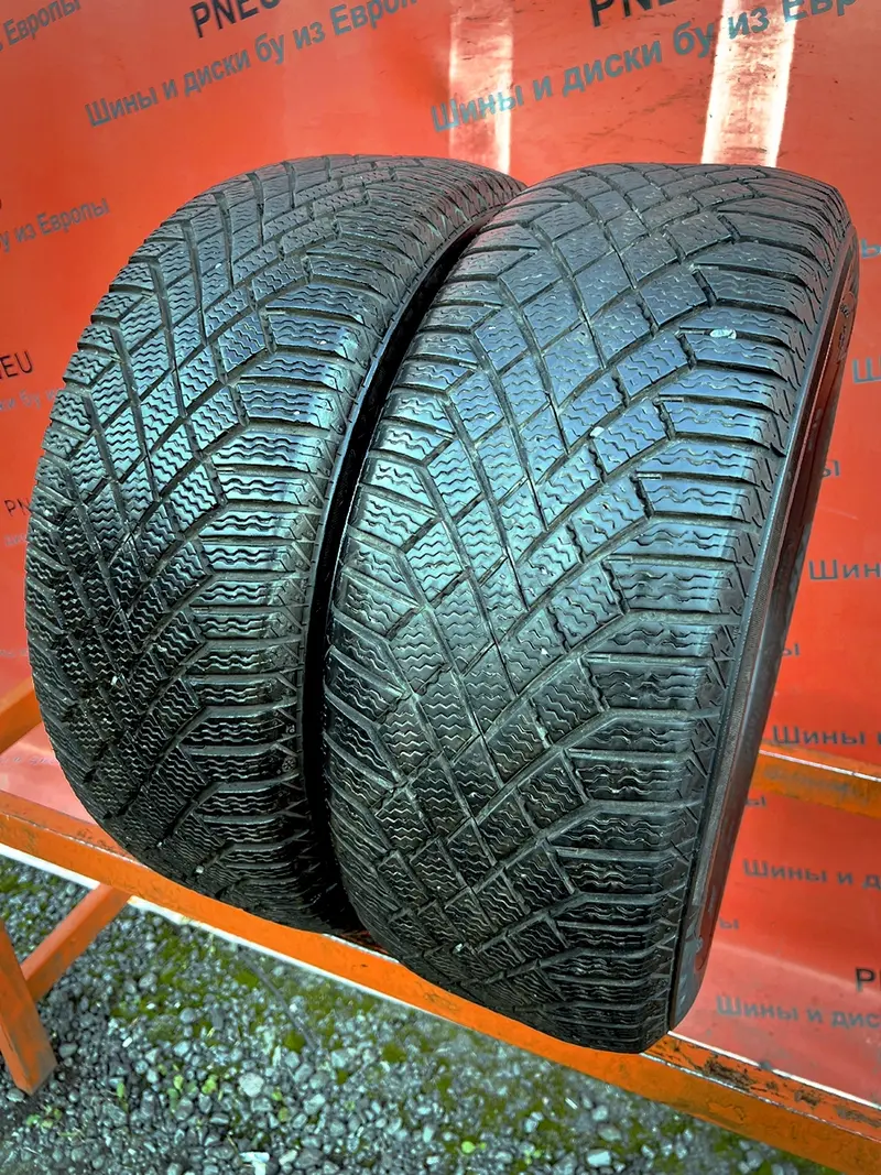 Пара б/у шин 205/55 R16 Continental ContiVikingContact 7
