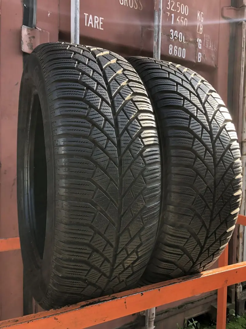 Пара б/у шин 205/55 R16 Continental ContiWinterContact TS 830