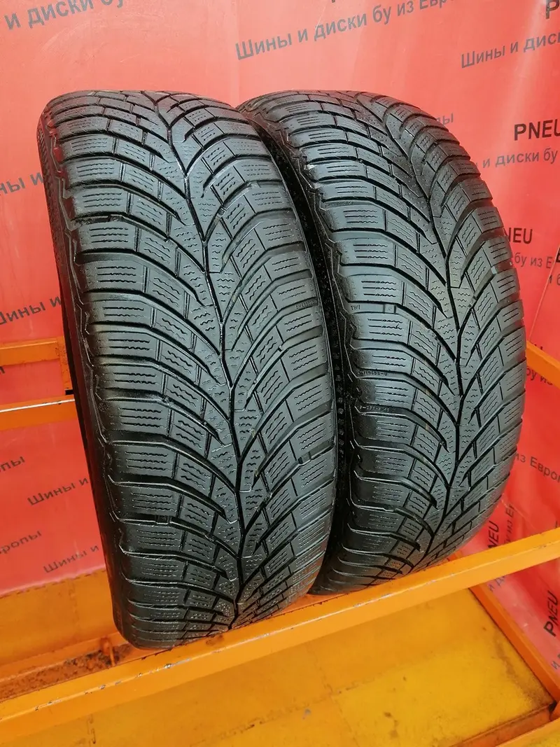 Пара б/у шин 205/55 R16 Continental ContiWinterContact TS 870