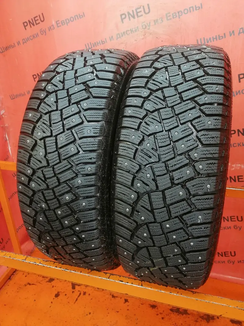 Пара б/у шин 205/55 R16 Continental IceContact 2