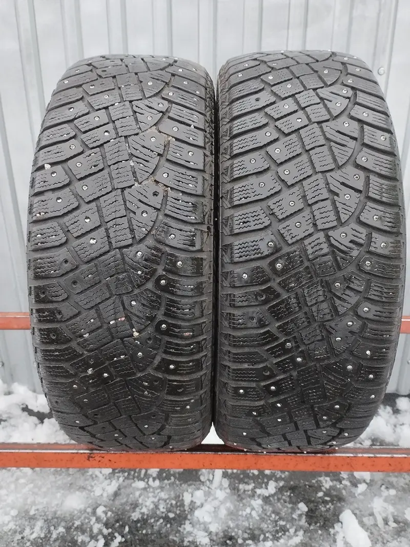 Пара б/у шин 205/55 R16 Continental IceContact 2