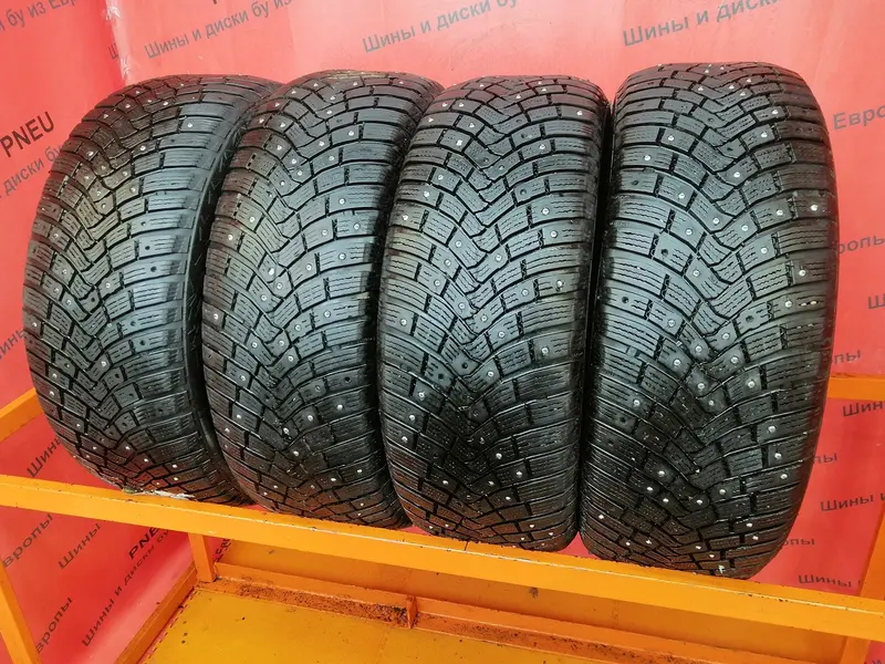Комплект б/у шин 205/55 R16 Continental IceContact 3