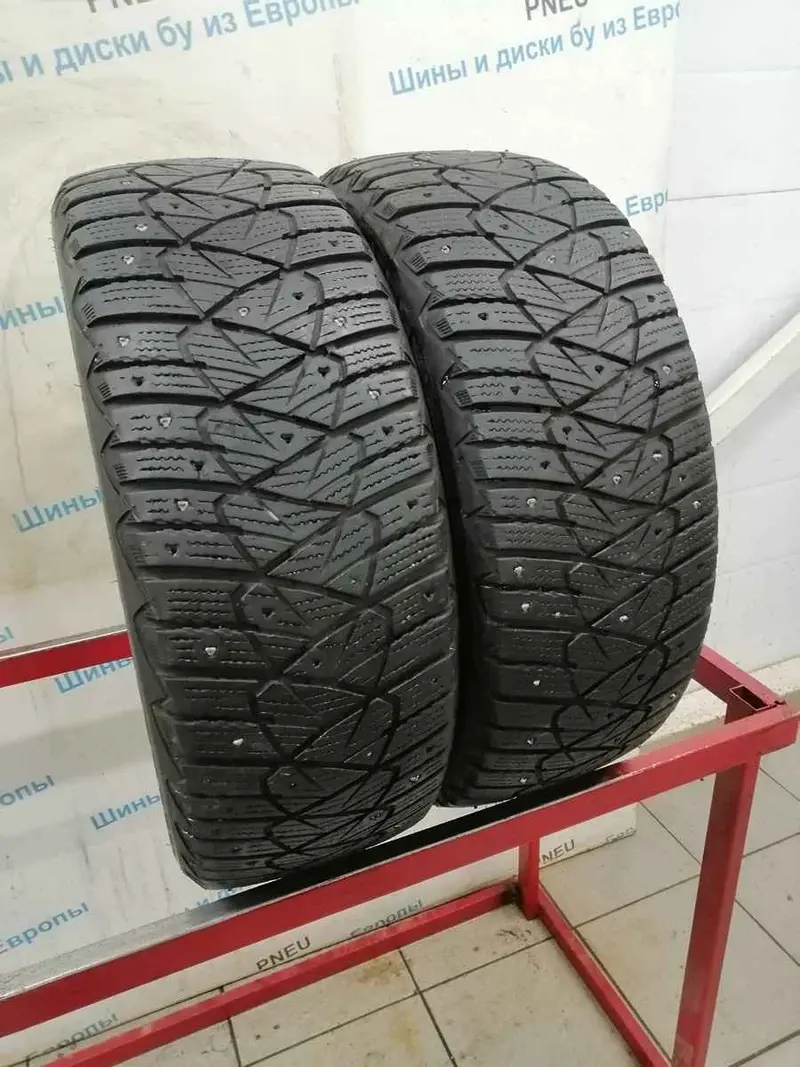 Пара б/у шин 205/55 R16 Dunlop Ice Touch