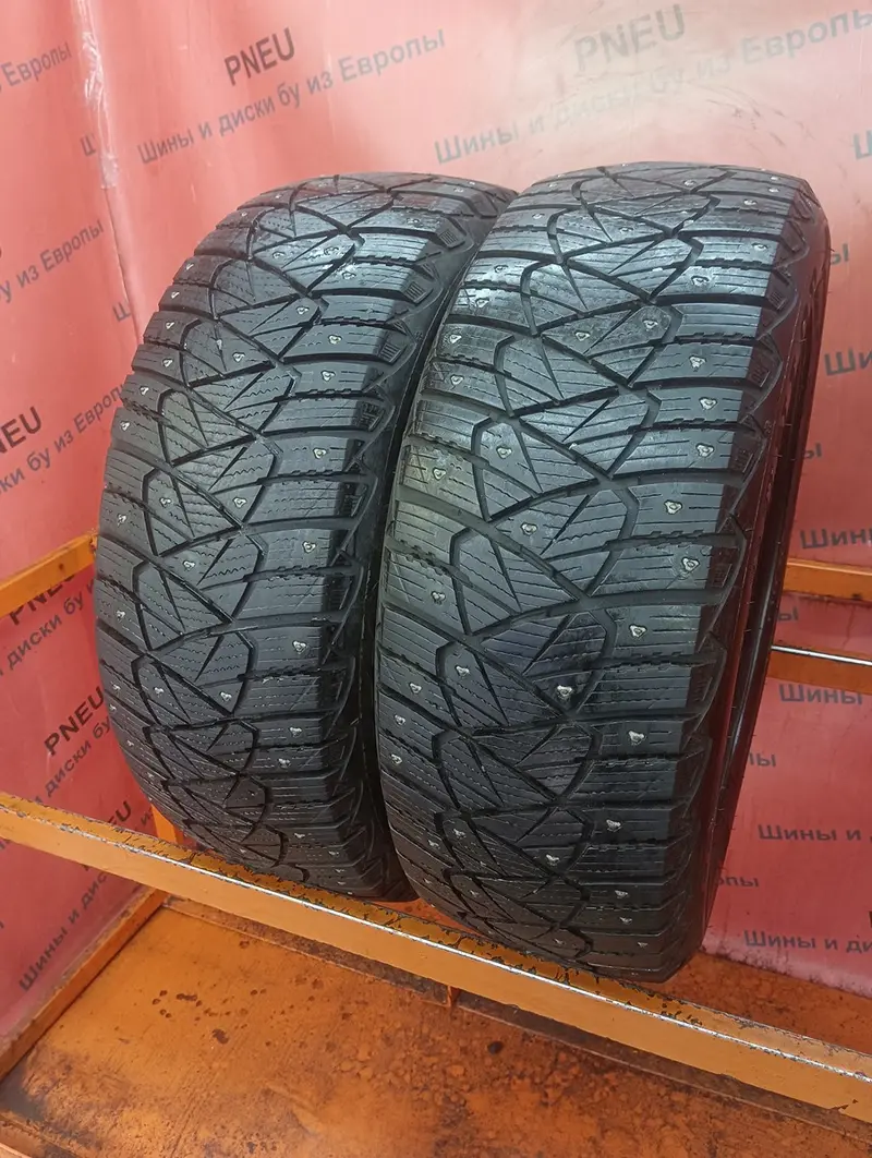 Пара б/у шин 205/55 R16 Dunlop Ice Touch, фото 1