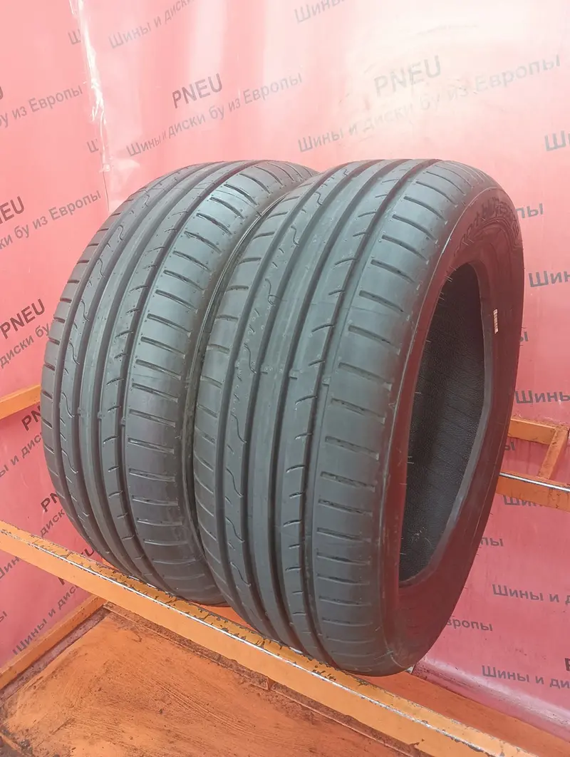 Пара б/у шин 205/55 R16 Dunlop SP Sport BluResponse
