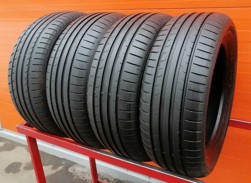 Комплект б/у шин 205/55 R16 Dunlop SP Sport BluResponse