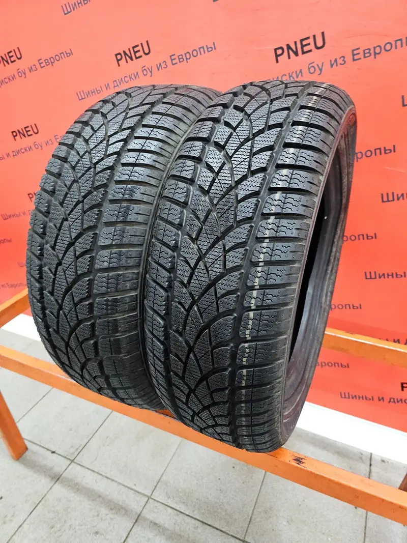 Пара б/у шин 205/55 R16 Dunlop SP Winter Sport 3D