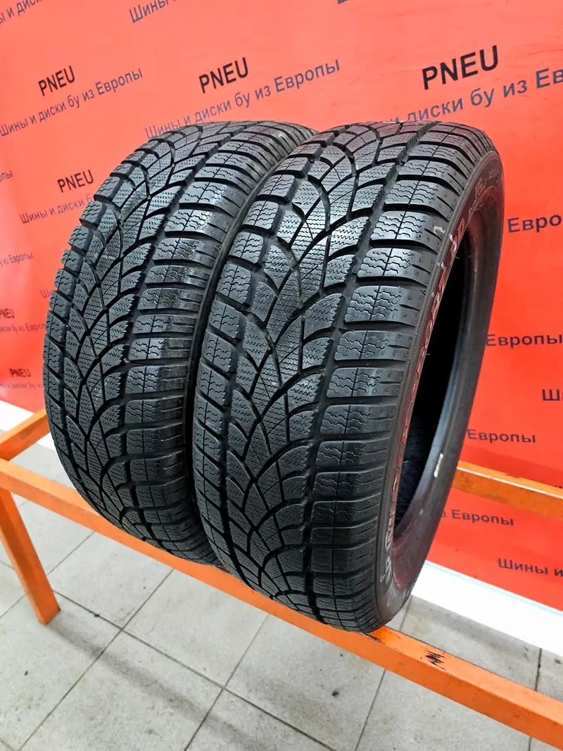 Пара б/у шин 205/55 R16 Dunlop SP Winter Sport 3D RunFlat