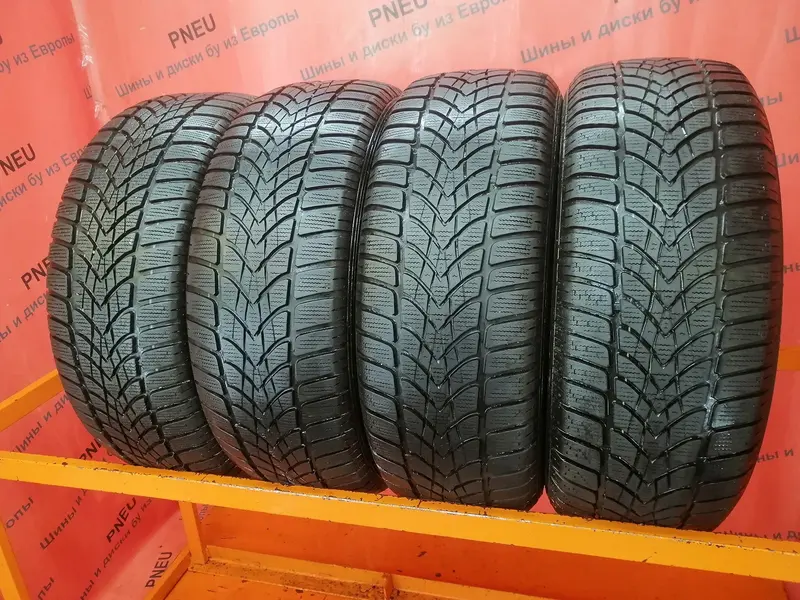 Комплект б/у шин 205/55 R16 Dunlop SP Winter Sport 4D