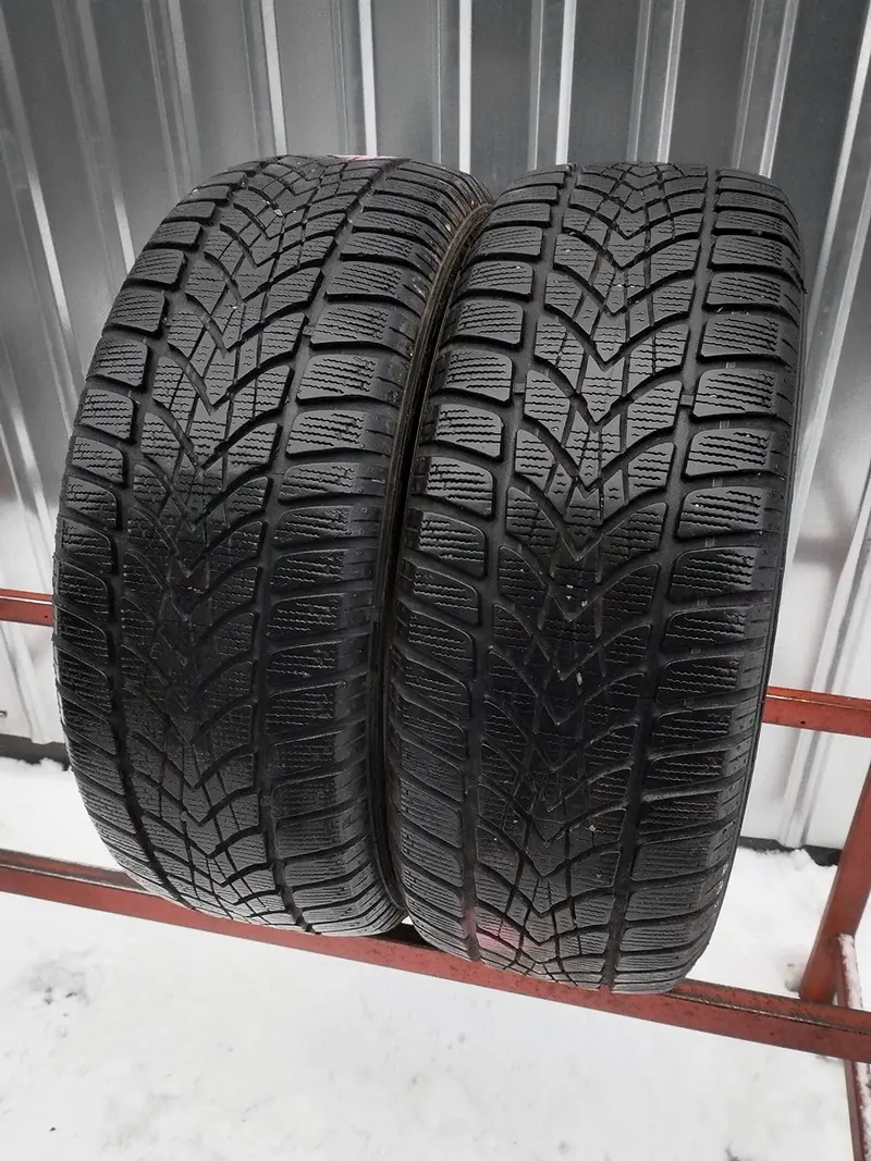 Пара б/у шин 205/55 R16 Dunlop SP Winter Sport 4D
