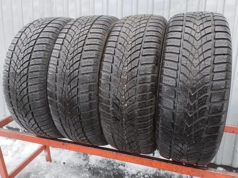 Комплект б/у шин 205/55 R16 Dunlop SP Winter Sport 4D