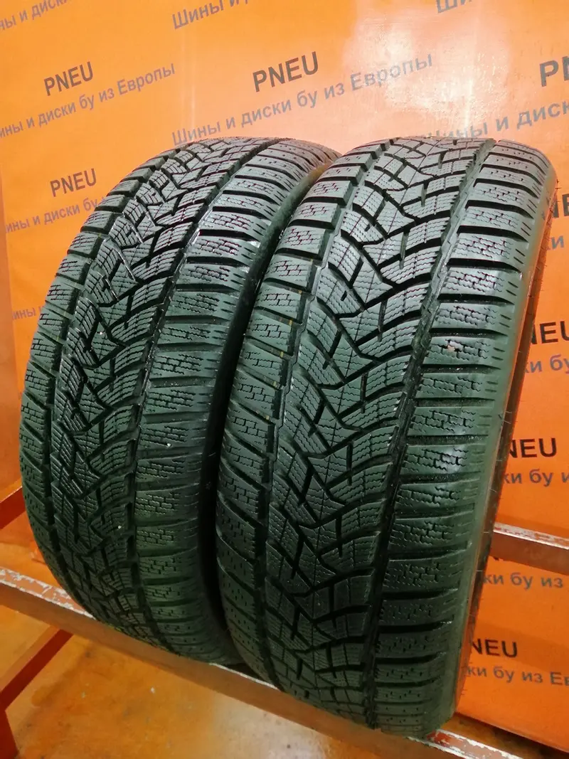 Пара б/у шин 205/55 R16 Dunlop Winter Sport 5