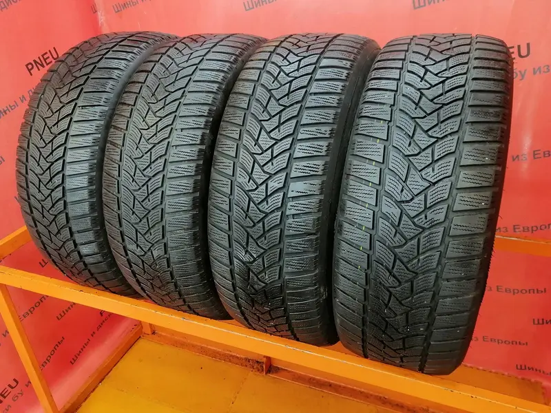 Комплект б/у шин 205/55 R16 Dunlop Winter Sport 5