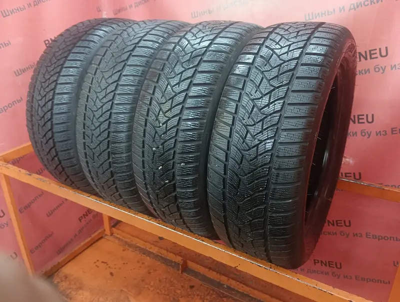 Комплект б/у шин 205/55 R16 Dunlop Winter Sport 5