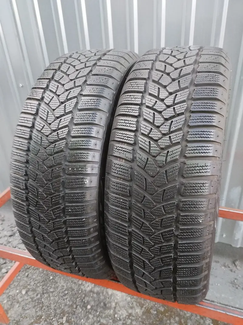 Пара б/у шин 205/55 R16 Firestone Winterhawk 3, фото 1