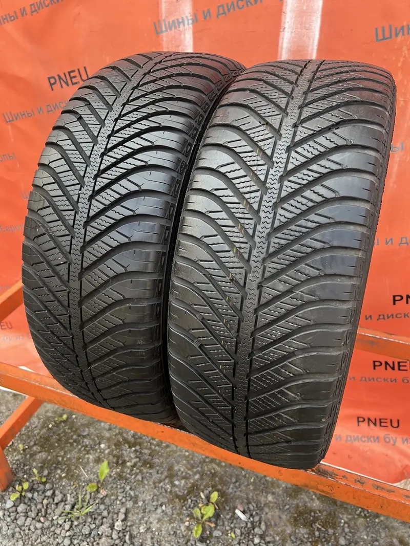 Пара б/у шин 205/55 R16 Goodyear Vector 4Seasons, фото 1