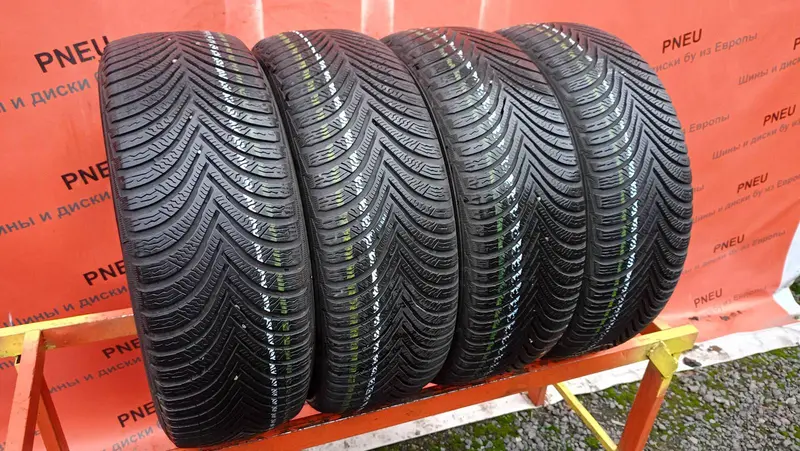 Комплект б/у шин 205/55 R16 Michelin Alpin 5, фото 1
