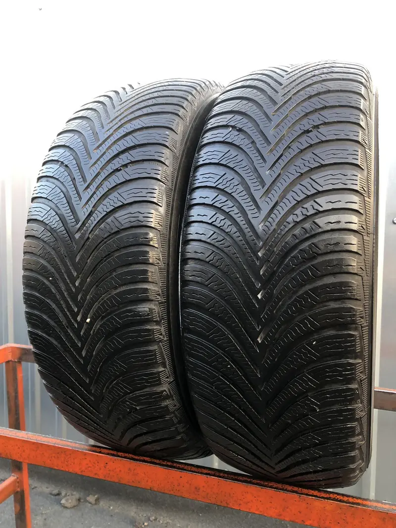 Пара б/у шин 205/55 R16 Michelin Alpin 5, фото 1