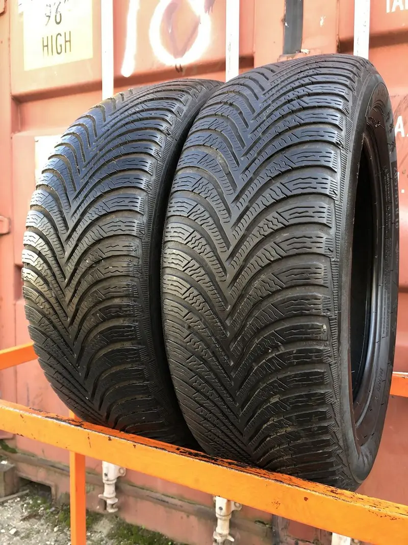 Пара б/у шин 205/55 R16 Michelin Alpin 5, фото 1