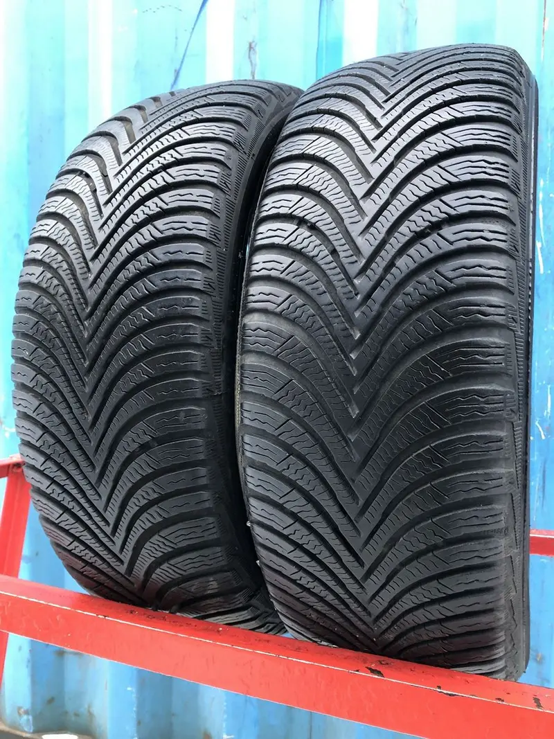 Пара б/у шин 205/55 R16 Michelin Alpin 5, фото 1
