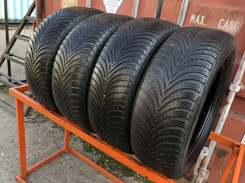 Комплект б/у шин 205/55 R16 Michelin Alpin 5, фото 1
