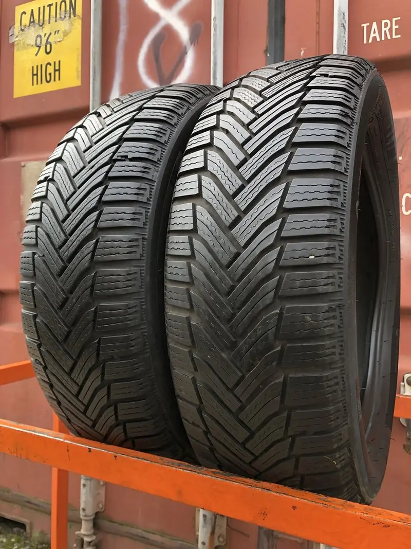 Пара б/у шин 205/55 R16 Michelin Alpin 6, фото 1