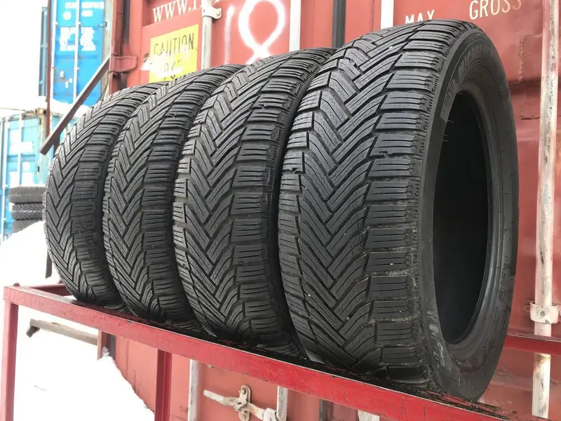Комплект б/у шин 205/55 R16 Michelin Alpin 6