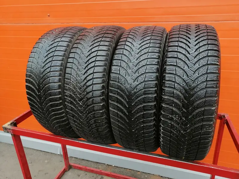 Комплект б/у шин 205/55 R16 Michelin Alpin A4