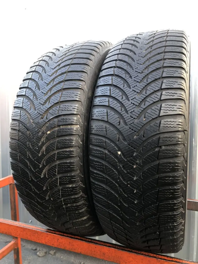 Пара б/у шин 205/55 R16 Michelin Alpin A4