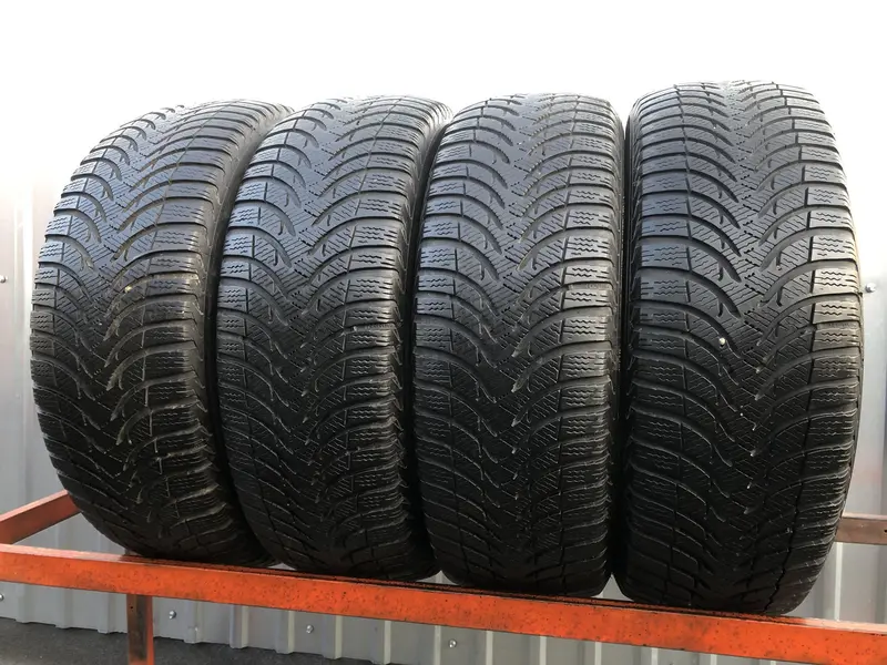 Комплект б/у шин 205/55 R16 Michelin Alpin A4