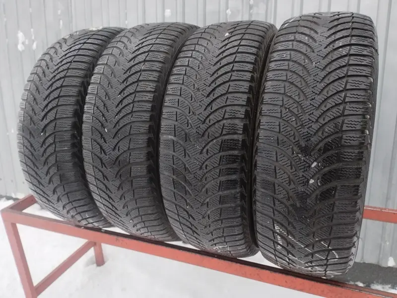 Комплект б/у шин 205/55 R16 Michelin Alpin A4, фото 1