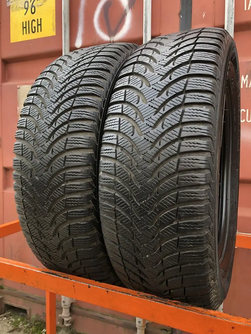 Пара б/у шин 205/55 R16 Michelin Alpin A4
