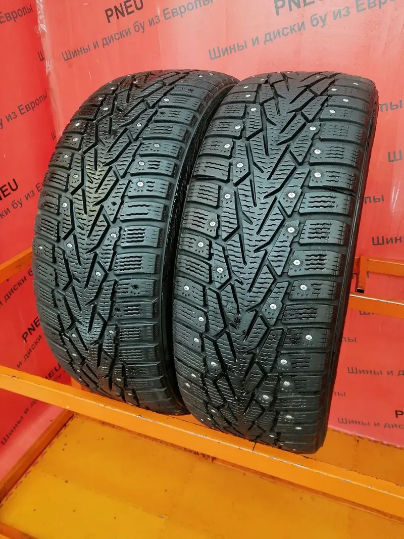 Пара б/у шин 205/55 R16 Nokian Hakkapeliitta 7