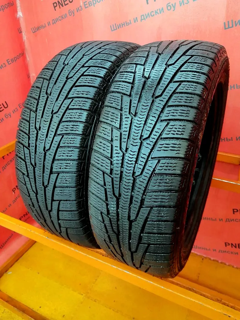 Пара б/у шин 205/55 R16 Nokian Hakkapeliitta R RunFlat