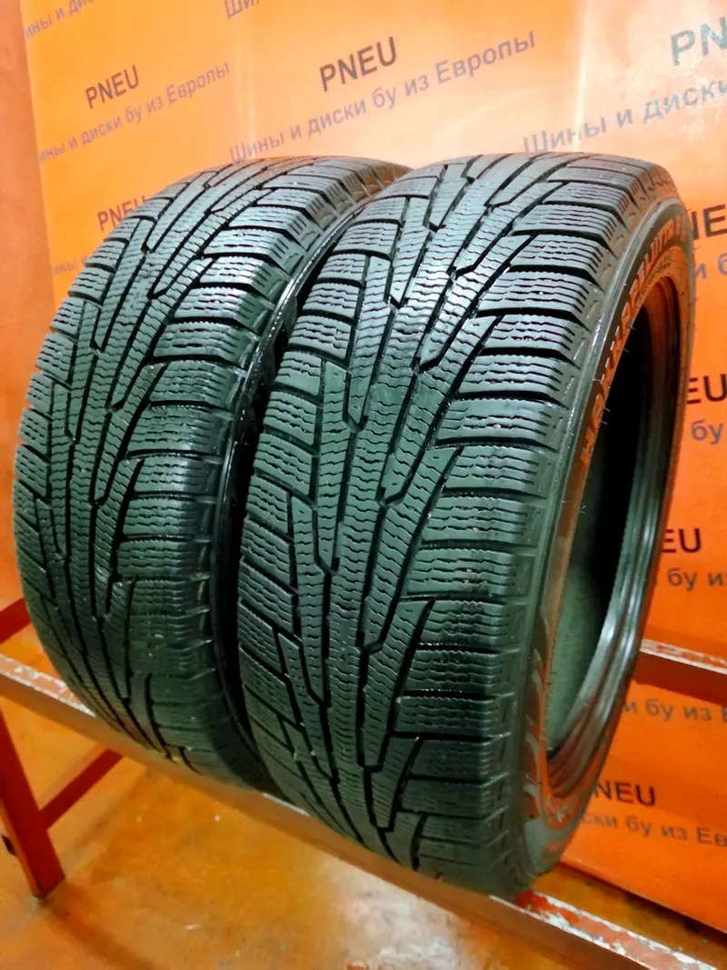 Пара б/у шин 205/55 R16 Nokian Hakkapeliitta R RunFlat