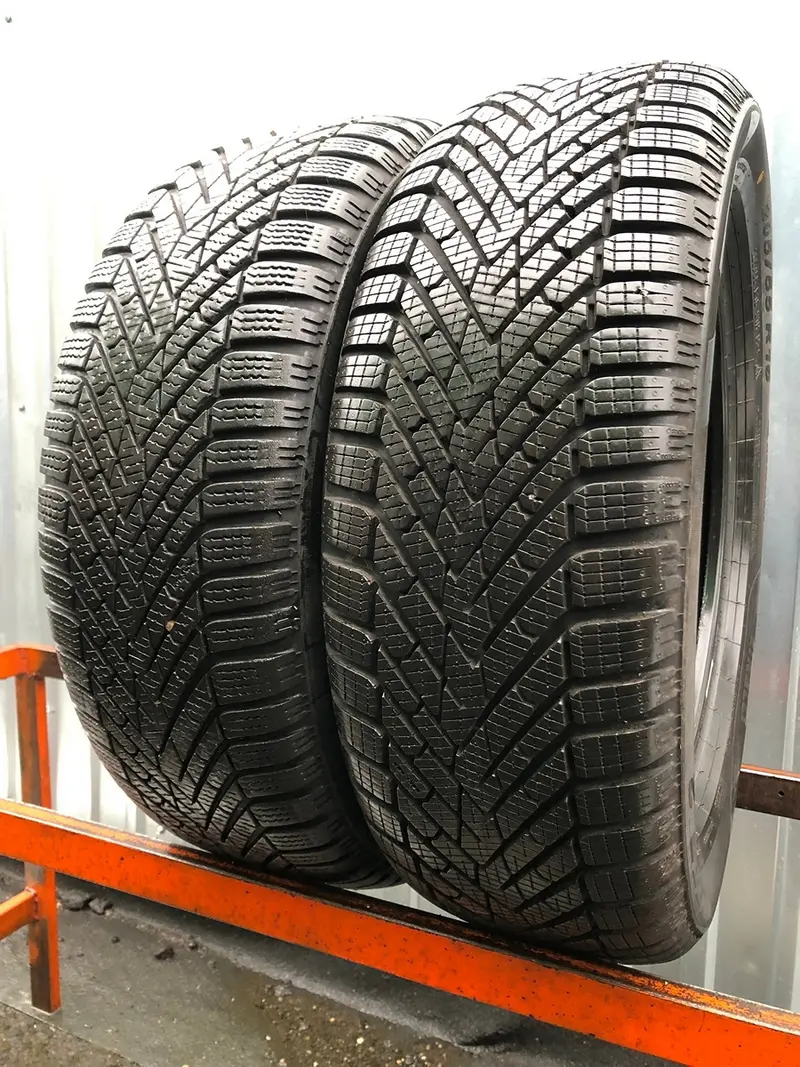 Пара б/у шин 205/55 R16 Pirelli Winter Cinturato, фото 1