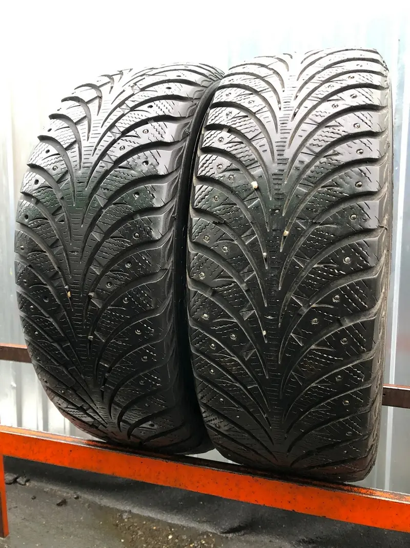 Пара б/у шин 205/55 R16 Sava Eskimo Stud