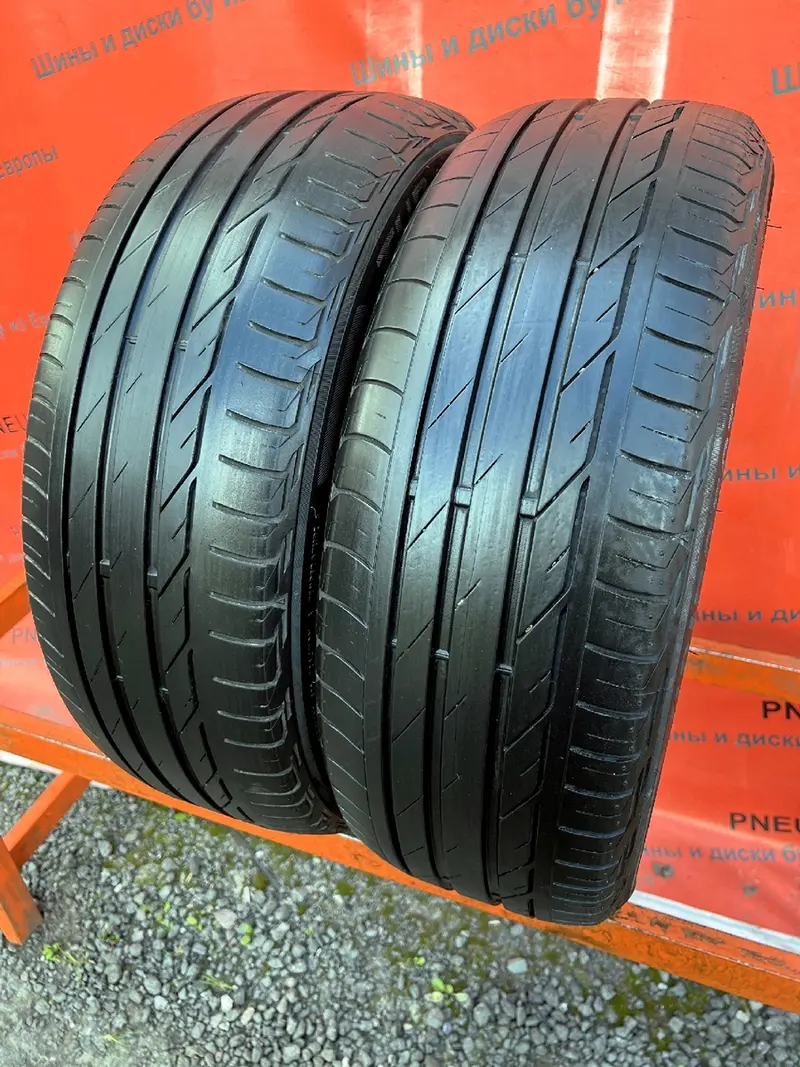 Пара б/у шин 205/55 R17 Bridgestone Turanza T001, фото 1