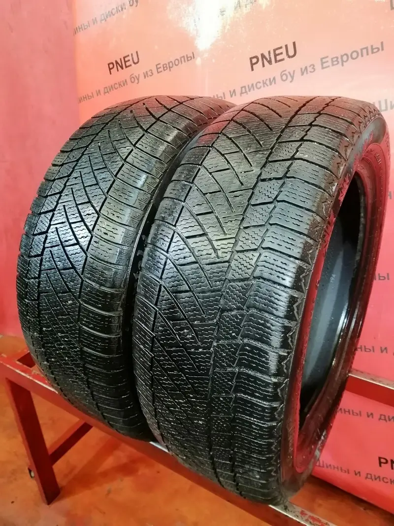 Пара б/у шин 205/55 R17 Continental ContiVikingContact 6