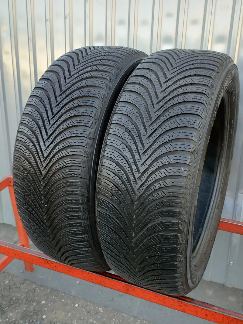 Пара б/у шин 205/55 R17 Michelin Alpin 5