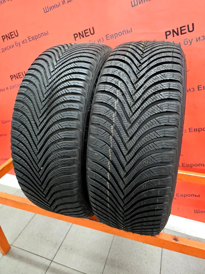 Пара б/у шин 205/55 R17 Michelin Alpin 5 RunFlat