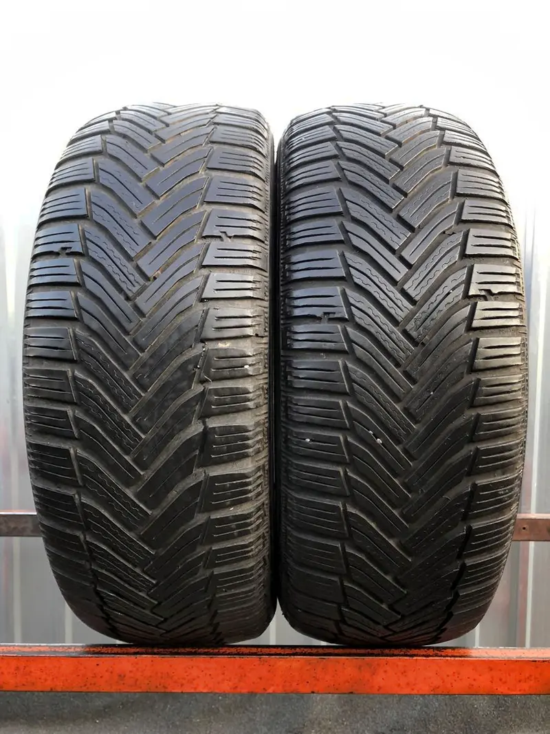Пара б/у шин 205/55 R17 Michelin Alpin 6