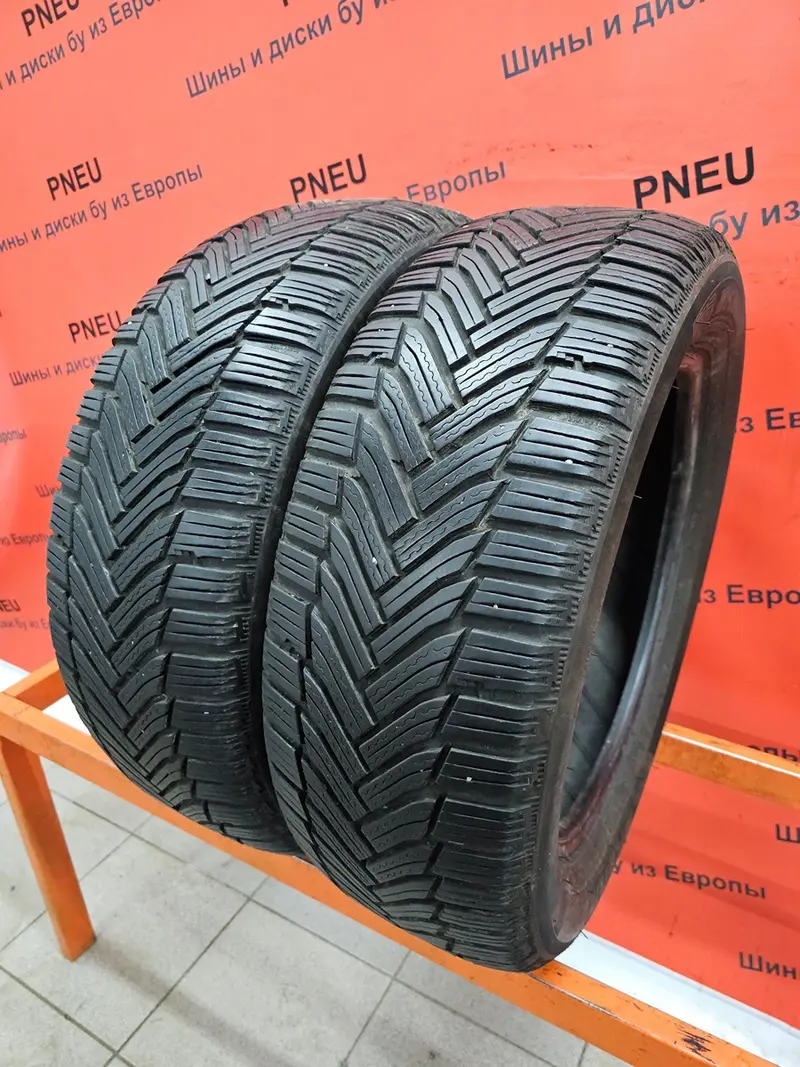 Пара б/у шин 205/55 R17 Michelin Alpin 6, фото 1